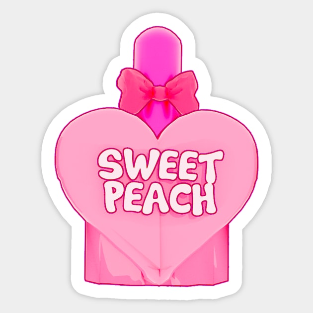 Sweet Peach Nail Polish Sticker by VelvepeachShop